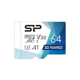 Карта памяти Silicon Power 64Gb microSDXC U3 A1 V30 Superior Color 100R/80W + adapter