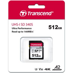 Карта памяти Transcend 512GB SD class 10 UHS-I U3 4K (TS512GSDC340S)