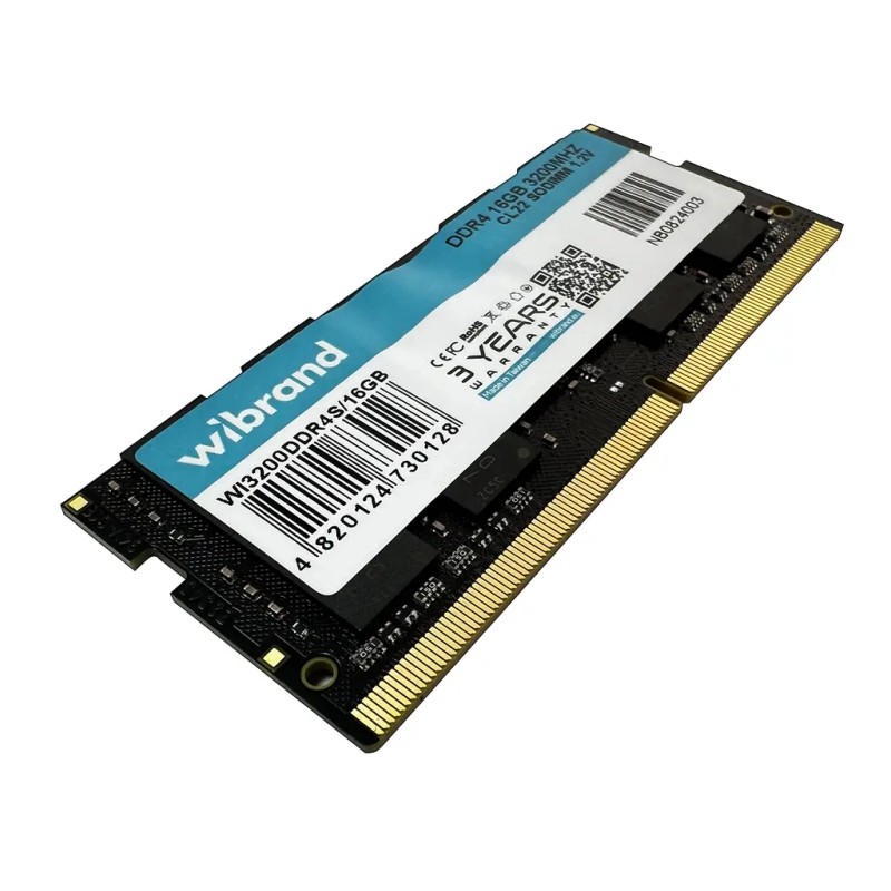 Модуль памяти для ноутбука SoDIMM DDR4 16GB 3200 MHz Wibrand (WI3200DDR4S/16GB)