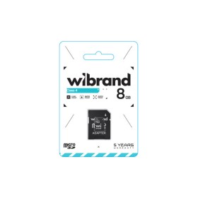 Карта памяти Wibrand 8GB microSD class 4 (WICDC4/8GB-A)