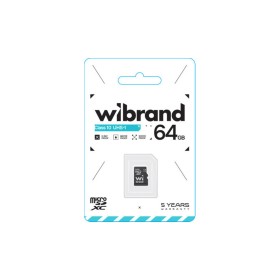 Карта памяти Wibrand 64GB mictoSD class 10 UHS-I (WICDXU1/64GB)