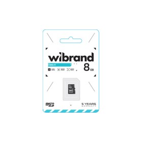 Карта памяти Wibrand 8GB mictoSD class 4 (WICDC4/8GB)