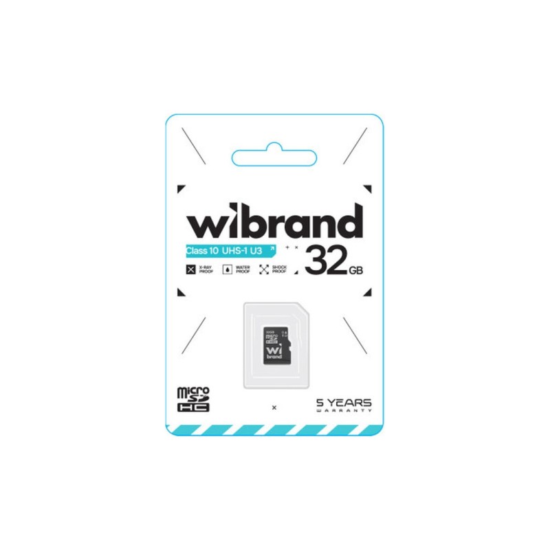 Карта памяти Wibrand 32GB mictoSD class 10 U3 (WICDHU3/32GB)