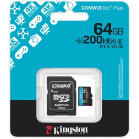 Карта памяти Kingston 64GB microSDXC сlass 10 UHS-I U3 V30 A2 Canvas Go Plus G4