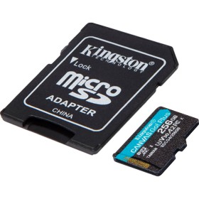 Карта памяти Kingston 256GB microSDXC сlass 10 UHS-I U3 V30 A2 Canvas Go Plus G4