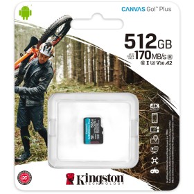 Карта памяти Kingston 512GB microSDXC сlass 10 UHS-I U3 V30 A2 Canvas Go Plus G4