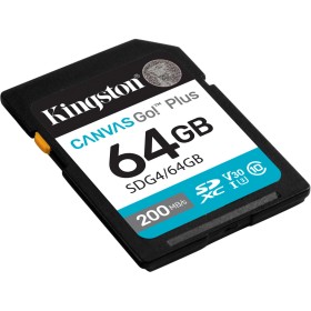 Карта памяти Kingston 64GB SDXC сlass 10 UHS-I U3 V30 Canvas Go Plus G4 (SDG4/64GB)
