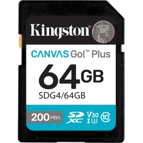 Карта памяти Kingston 64GB SDXC сlass 10 UHS-I U3 V30 Canvas Go Plus G4 (SDG4/64GB)