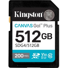 Карта памяти Kingston 512GB SDXC сlass 10 UHS-I U3 V30 Canvas Go Plus G4 (SDG4/512GB)