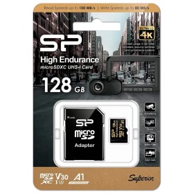 Карта памяти Silicon Power 128GB microSDXC class 10 UHS-I U3 V30 A1 High Endurance (SP128GBSTXDV3V1HSP)