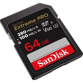 Карта пам'яті SanDisk 64GB SD class 10 UHS-I U3 V60 R280/W100MB/s Extreme PRO
