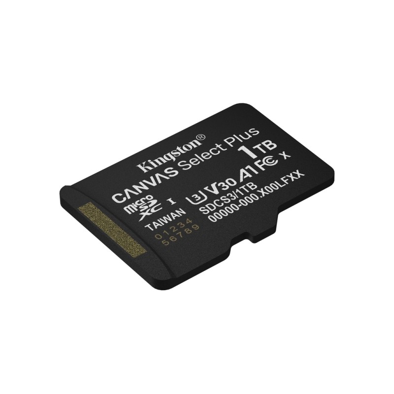 Карта памяти Kingston 1TB microSDXC class 10 UHS-I U3 V30 A1 Canvas Select Plus (SDCS3/1TBSP)