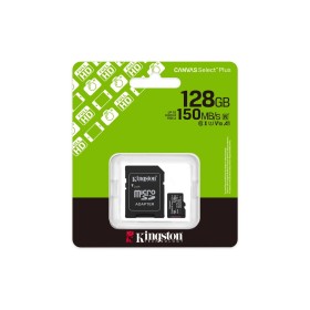 Карта памяти Kingston 128GB (з SD адаптером) Class 10 UHS-I U1 V10 A1