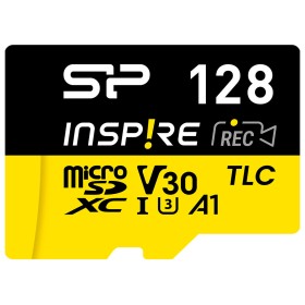 Карта памяти Silicon Power 128GB microSDXC class 10 UHS-I U3 V30 A1 Inspire (SP128GBSTXLV3V1NSP)