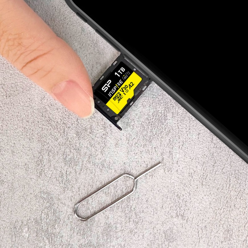 Карта памяти Silicon Power 128GB microSDXC class 10 UHS-I U3 V30 A1 Inspire (SP128GBSTXLV3V1NSP)