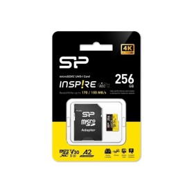 Карта памяти Silicon Power 256GB microSDXC class 10 UHS-I U3 V30 A1 Inspire (SP256GBSTXLA2V1NSP)