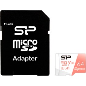 Карта памяти Silicon Power 64GB microSDXC class 10 UHS-I U3 V30 A1 Superior (SP064GBSTXDV3V20SP)