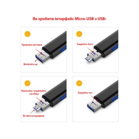 Считыватель флеш-карт Dynamode 3-in-1 (D-188)