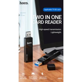 Считыватель флеш-карт HOCO USB3.0 to microSD, microSDHC, microSDXC, SD, SDHC,