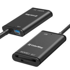 Считыватель флеш-карт ColorWay USB-C to USB 3.0/SD/MicroSD (CW-CR-02)