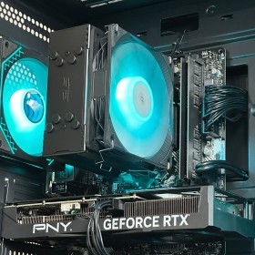 Ігровий комп'ютер Ryzen 5 5600 / RTX 3060 12GB / RAM 32GB / SSD 1000GB "CUBERPUNK PASSAGE"