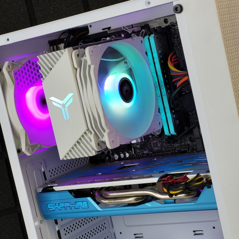 Ігровий комп'ютер Intel i5 8500 / RX 580 8GB "Snow Bars"