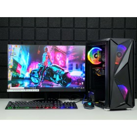 Игровой комплект — компьютер с монитором Ryzen 5 5500 | GTX 1660 Super 6GB 
