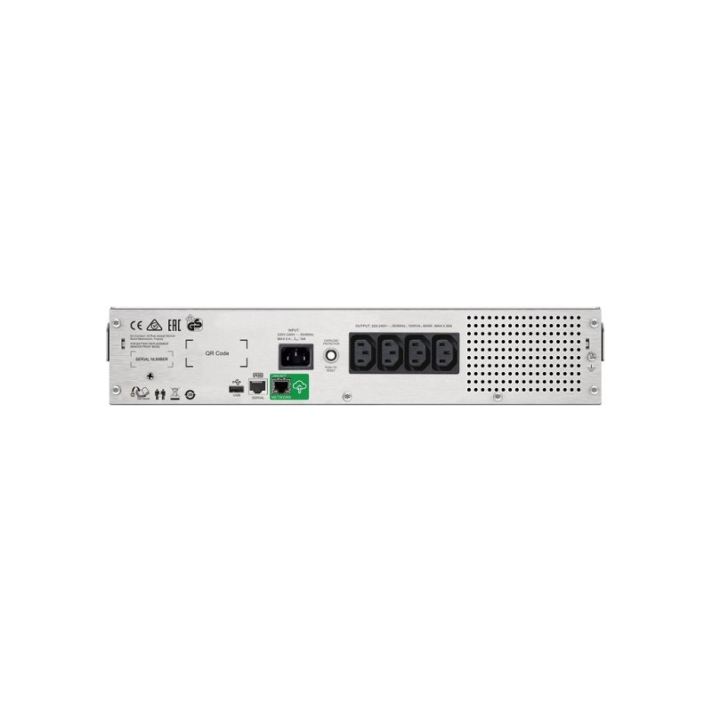 Источник бесперебойного питания APC Smart-UPS C 1000VA LCD RM 2U with SmartConnect (SMC1000I-2UC)