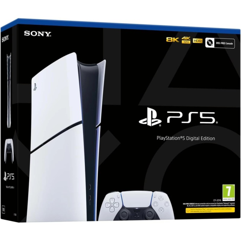 Игровая консоль Sony Playstation PlayStation 5 Digital Edition 825GB (без DVD) (9711094 / 1000049750)