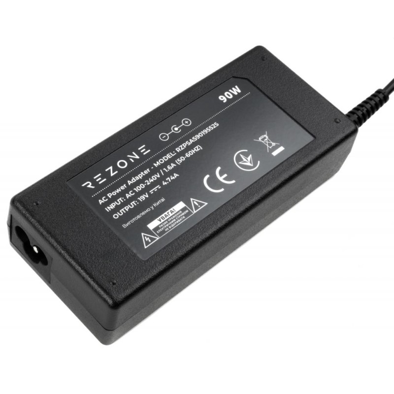 Блок питания к ноутбуку Rezone ASUS 90W 19V 4.74A 5.5*2.5 (RZPSAS90195525)