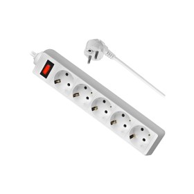 Сетевой фильтр питания Defender ES 1.8m 5 роз. white (99481)