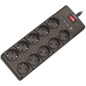 Сетевой фильтр питания 2E 2E-SP10M3USBBK 3m (2E-SP10M3USBBK)