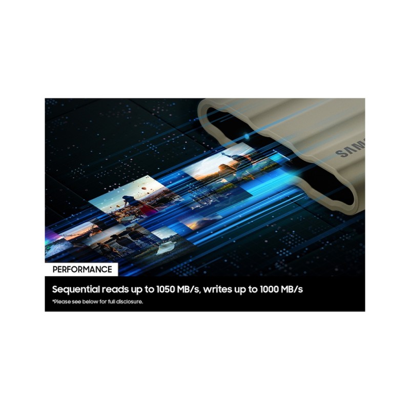 Накопитель SSD USB 3.2 2TB T7 Shield Samsung (MU-PE2T0R/WW)