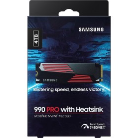 Накопитель SSD M.2 2280 4TB 990 PRO with Heatsink Samsung (MZ-V9P4T0CW)