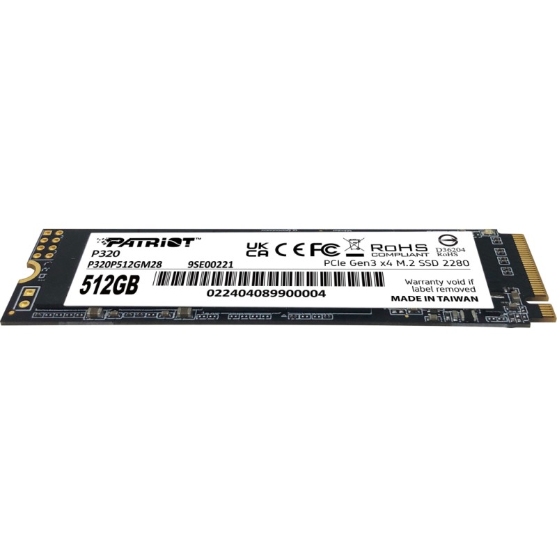 Накопитель SSD M.2 2280 512GB Patriot (P320P512GM28)