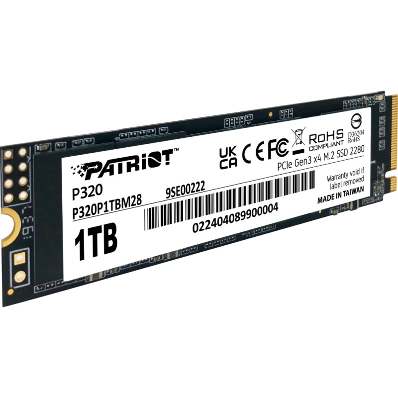 Накопитель SSD M.2 2280 1TB Patriot (P320P1TBM28)