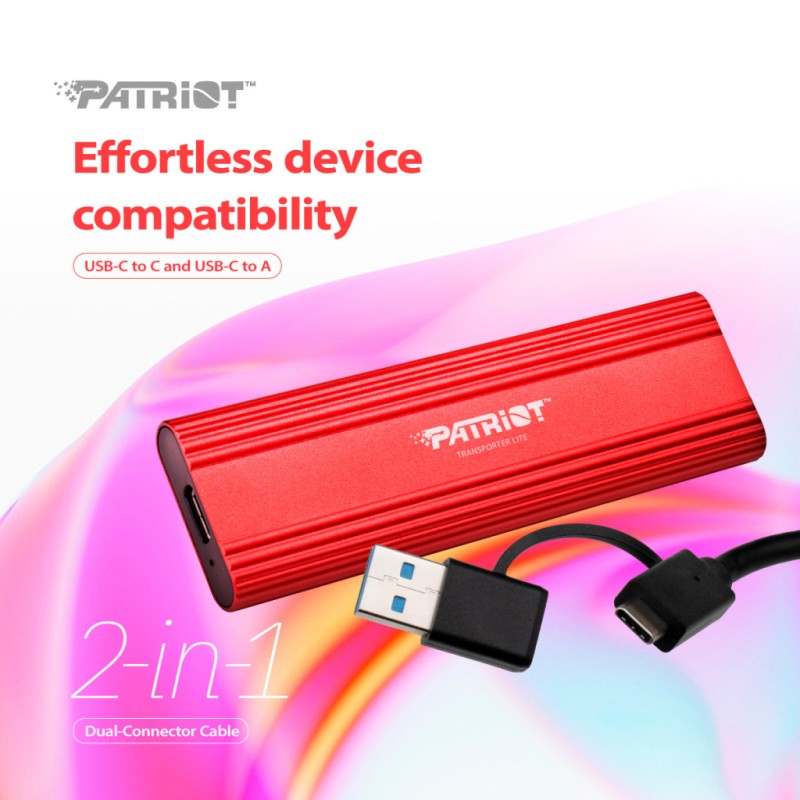 Накопитель SSD USB-C 512GB Patriot (PTPL512GPEC)