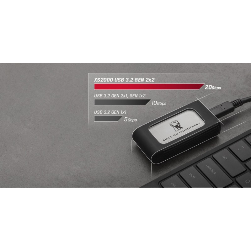 Накопитель SSD USB Type-C 2TB XS2000 Kingston (SXS2000/2000GA)