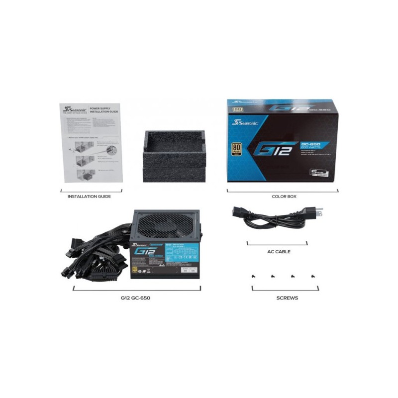 Блок питания Seasonic 650W (G12 GC-650)
