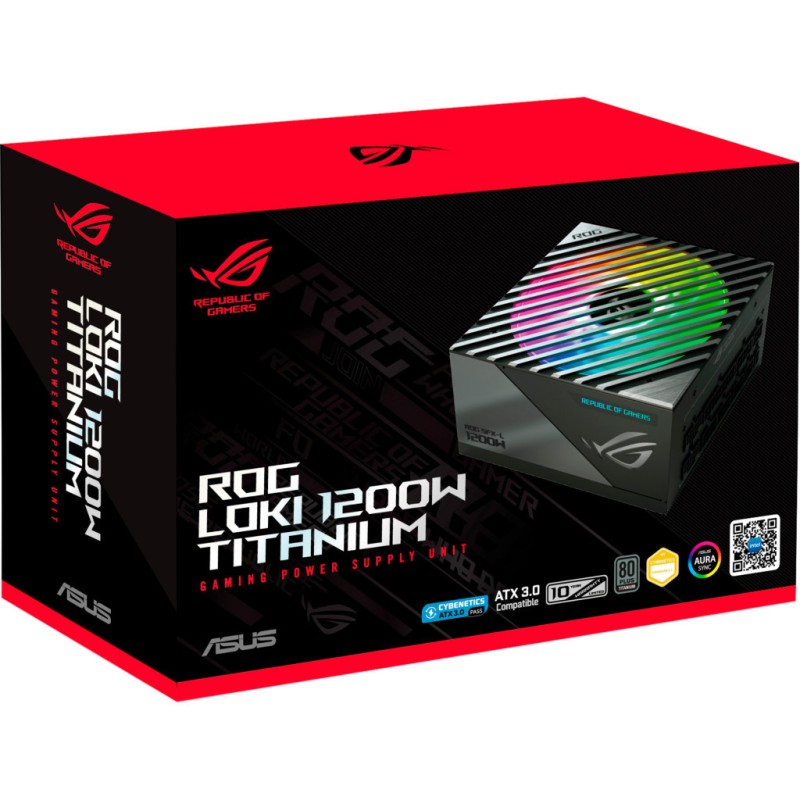 Блок питания ASUS 1200W ROG-LOKI-1200T-SFX-L-GAMING PCIE5 (90YE00N0-B0NA00)