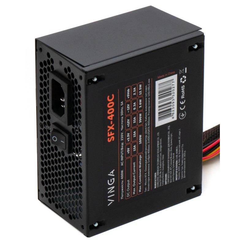 Блок питания Vinga 400W ОЕМ (SFX-400С)