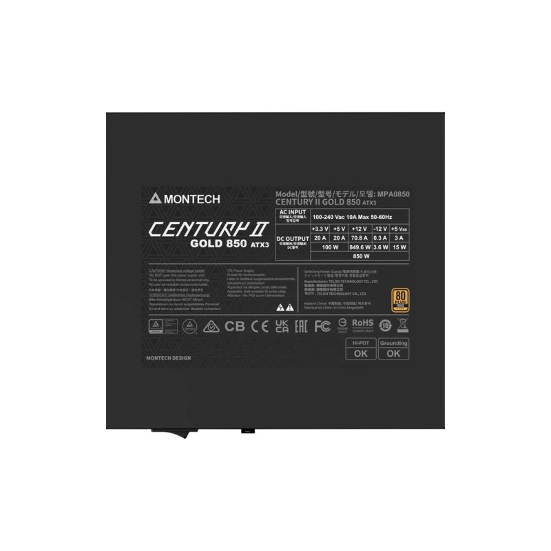 Блок питания MONTECH 850W (CENTURY II 850)