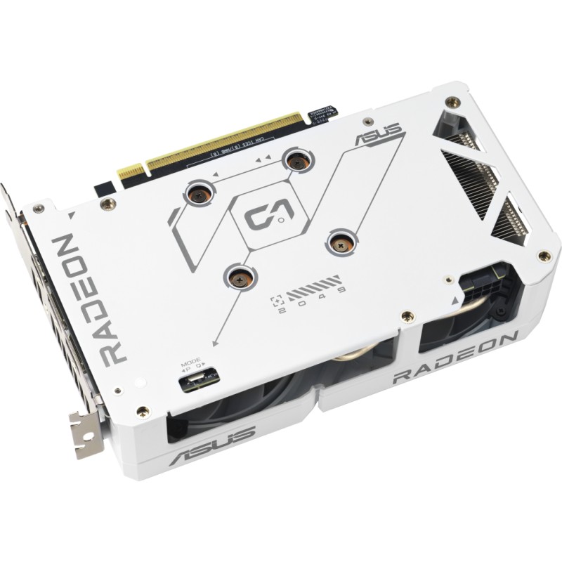 Видеокарта ASUS Radeon RX 9060 XT 16Gb DUAL WHITE OC (DUAL-RX9060XT-16G-WHITE)