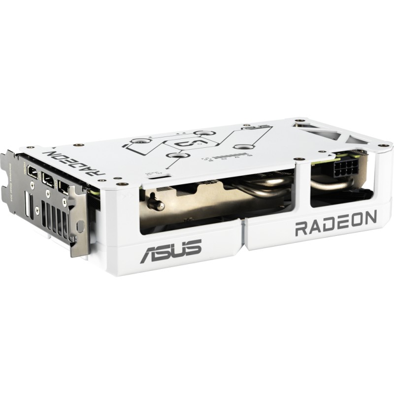 Видеокарта ASUS Radeon RX 9060 XT 16Gb DUAL WHITE OC (DUAL-RX9060XT-16G-WHITE)