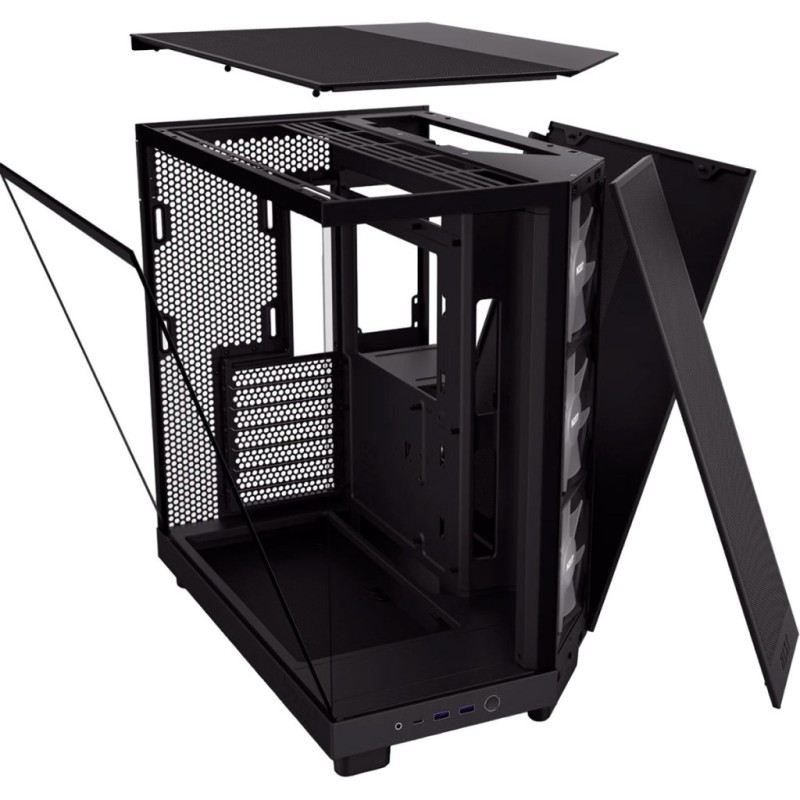 Корпус для ПК NZXT H6 Flow All Black (CC-H61FB-01)