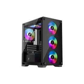 Корпус для ПК 1stPlayer X2-M-BK-4F1