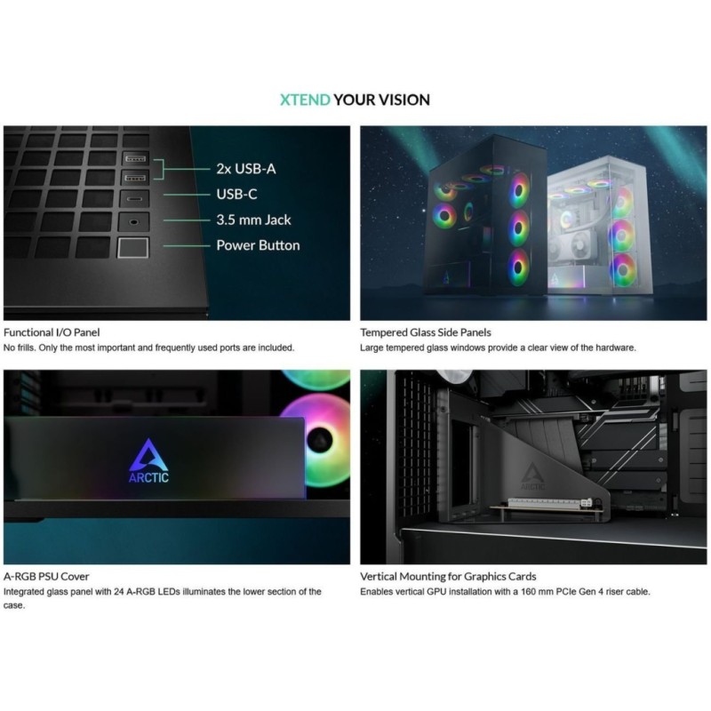 Корпус для ПК Arctic XTENDERVG B (ACPCC00016A)