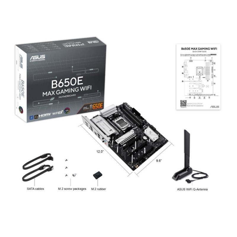 Материнская плата ASUS B650E MAX GAMING WIFI