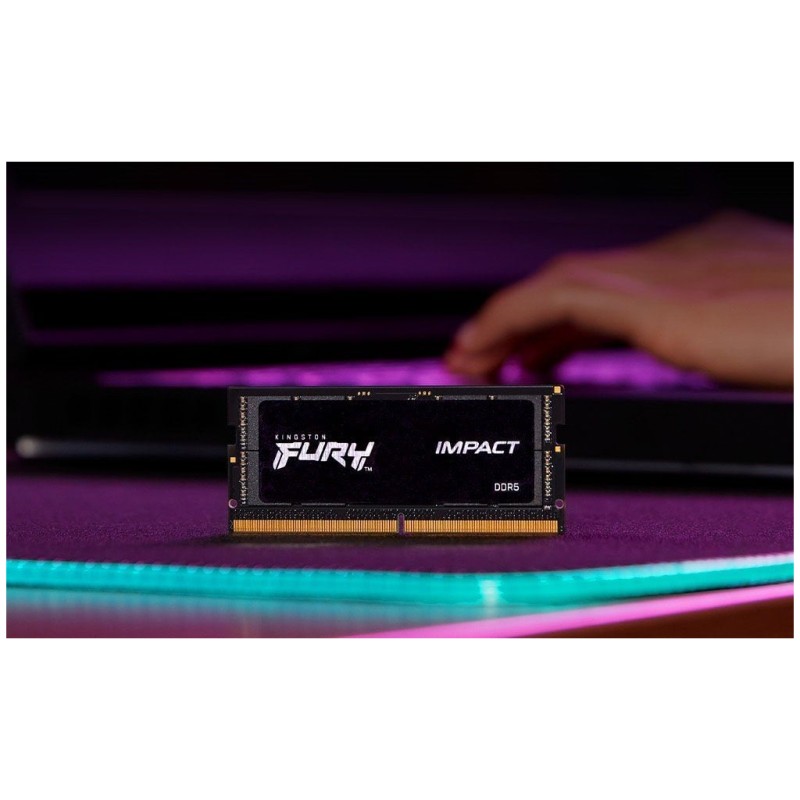 Модуль памяти для ноутбука SoDIMM DDR5 16GB 5600 MHz Impact Kingston Fury (ex.HyperX) (KF556S40IB-16)