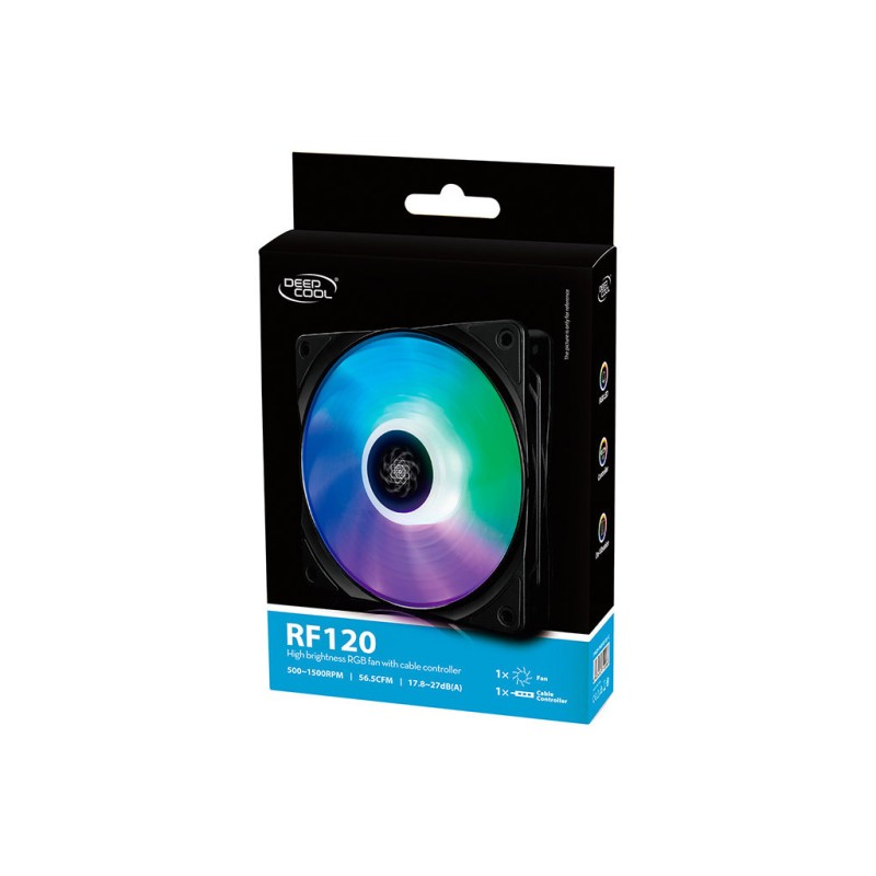 Кулер для корпуса Deepcool RF120 (DP-FRGB-RF120-1C)